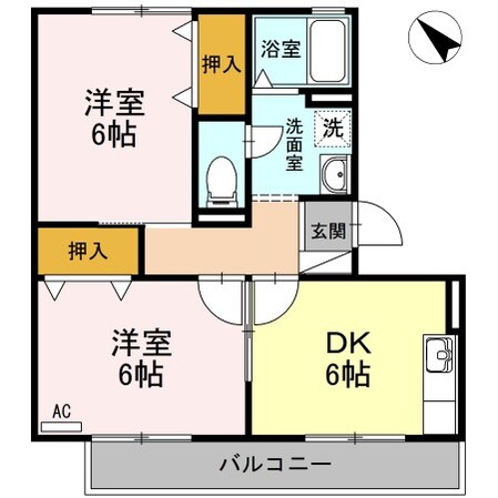 伊勢松本駅 徒歩12分 2階の物件間取画像